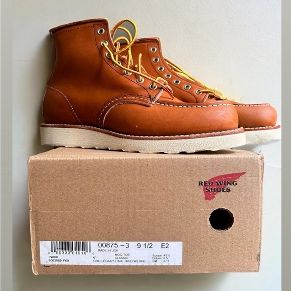 Red Wing Shoes Other - Classic Moc Toe 6” Red Wing Boots MENS size 7 WOMENS size 8.5